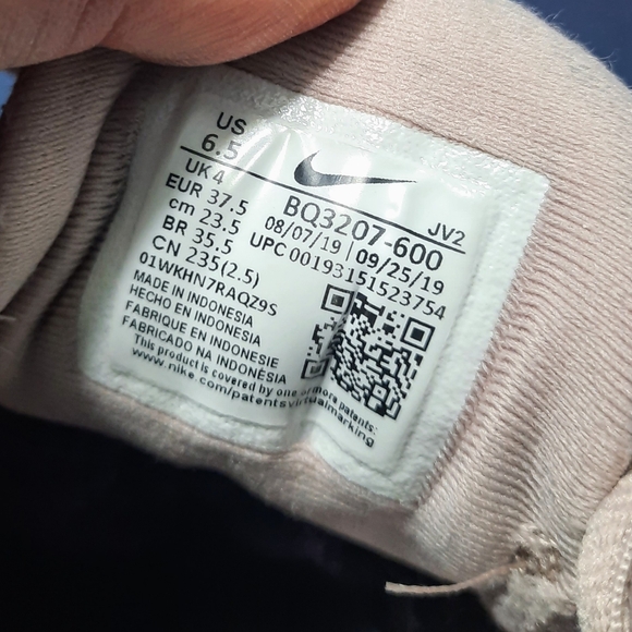 Nike Revolution 5 Sneakers Shoes Womens Sz 6.5 Barely Rose Athletic Running - Picture 8 of 8